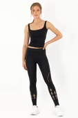MioFit File Detaylı Seamless Spor Tayt - 7