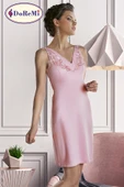 DoReMi Lace Pink Gecelik thumbnail 1