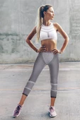MioFit Power Short Yüksek Bel 3/4 Seamless Spor Tayt - 7