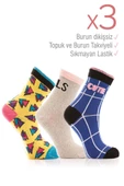 Miorre 3lü Bayan Soket Çorabı-278 - 1