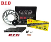 ZİNCİR DİŞLİ SETİ SUZUKI GSR (750 cc)  (2011-2016) / SUZUKI / GSR 750 / 750cc / ZİNCİR: DID-525VX3 (Çelik)-112 / ÖN DİŞLİ: JT (17T)  / ARKA DİŞLİ: SUNSTAR (42T) / 2011-2012-2013-2014-2015-2016 - 2