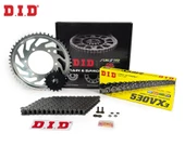 ZİNCİR DİŞLİ SETİ HONDA CBR 1000RR (1000 cc)  (2004-2005) / HONDA / CBR 1000RR / 1000cc / ZİNCİR: DID-530VX3 (Çelik)-114 / ÖN DİŞLİ: JT (16T)  / ARKA DİŞLİ: SUNSTAR (40T) / 2004-2005 - 2
