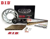 ZİNCİR DİŞLİ SETİ SUZUKI GSR (600 cc)  (2006-2009) / SUZUKI / GSR 600 / 600cc / ZİNCİR: DID-525ZVM-X (Gold)-114 / ÖN-ARKA DİŞLİ: JT (16T-48T) / 2006-2007-2008-2009-2010 - 1