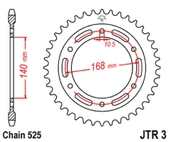 ARKA DİŞLİ / BMW / F 650 GS / DAKAR / 650cc / (ORİJİNAL DİŞLİ SAYISI) (ARKA DİŞLİ DELİĞİ Ø 10.5 MM)  / 2008-2009-2010-2011-2012 - 1