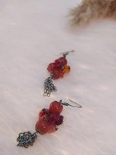 Hdmarketim Otantik Sallantılı Anadolu Temalı Doğal Taşlı Küpe thumbnail 3