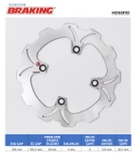 HONDA DALGALI ARKA FREN DİSKİ / HONDA / FORESIGHT 250 / 250cc / ÖN  / 2000-2001-2002-2003-2004-2005-2006-2007 - 1