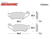 SİNTERLİ ÖN FREN BALATASI / APRILIA / RXV / 450cc / ÖN  / 2006-2007-2008-2009-2010-2011-2012-2013-2014 - 1