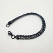 Siyah Renk Erkek Çelik Bileklik - 9