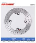 YUVARLAK ARKA FREN DİSKİ / HONDA / CB 250R / 250cc / ARKA  / 2018-2019-2020-2021-2022-2023 - 1