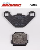 YARI METALİK FREN BALATASI / APRILIA / RS4 125 / 125cc / ARKA  / 2011-2012-2013-2014-2015-2016-2017 - 2