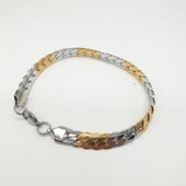 Sarı Beyaz Karışımlı Erkek Bileklik - 12