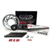 ZİNCİR DİŞLİ SETİ CF MOTO NK (600 cc) (2022) / CF MOTO / NK / 600cc / ZİNCİR: DID-520 ORING-118 / ÖN DİŞLİ :  JT (14T)  / ARKA DİŞLİ: SUNSTAR (46T) / 2022 - 2