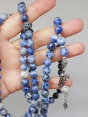 Sodalit Taşı 99luk Tesbih 8mm (1914) thumbnail 4