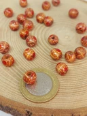 Desenli Ahşap Boncuk 8mm/50adet (53282) thumbnail 2