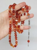 Akik Taşı 99luk Tesbih 8mm (14235) thumbnail 1