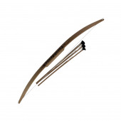 Ahşap Ok Yay Takımı Toz Koparan, 80 Cm. Doğal Gürgen (kayın) Ağacından - 1