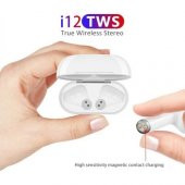 TWS i12 Bluetooth 5.0 Kulaklık - Şarj Üniteli - 4