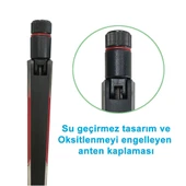 12dbi Dual Band Anten RP Sma Erkek 2.4ghz 5.8ghz Rf Gsm Wifi Sinyal Kuvvetlendirici Anten 2g/3g/4g thumbnail 6