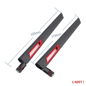 12dbi Dual Band Anten RP Sma Erkek 2.4ghz 5.8ghz Rf Gsm Wifi Sinyal Kuvvetlendirici Anten 2g/3g/4g thumbnail 2