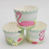 Flamingo Cupcake (Muffin) Kabı (25 adet) - 1