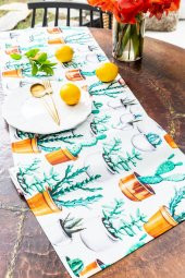 Cactus Duck Keten Runner  40 x 140 - 1