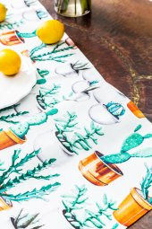 Cactus Duck Keten Runner  40 x 140 - 2