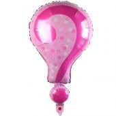 FOLYO BALON CİNSİYET PARTİSİ SORU İŞARETİ PEMBE 40CM X 70CM D.Ü 25 - 1