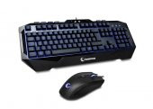 Everest Rampage KM-R7 Aydınlatmalı Oyuncu Q Klavye + Mouse Set - 2