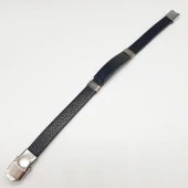 Siyah Tokalı Kilitli Erkek Bileklik - 3