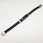 Örgülü Kilitli Erkek Bileklik - 6