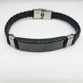 Örgülü Kilitli Erkek Bileklik - 9