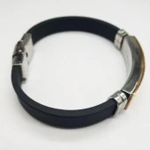 Altın Renk İçinde Merdiven Desen Bileklik - 7