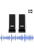 Snopy SN-820 1+1 Speaker Siyah/Gümüş USB - 1