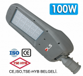 100W Led Yol Sokak Armatür DLS Park Bahçe Çevre Site Bina Dış Mekan Lamba Aydınlatma Ledli Sokak Armatürü - 1
