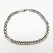 Gümüş Rengi Çelik Bileklik - 2