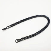 Siyah Renk Çelik Bileklik - 12