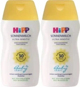Hipp Babysanft Güneş Kremi -Yüz için Sonnen Gesıchtscreme 30 Faktör Ultra Sensıtıv 50ML (2 Li Set) - 1