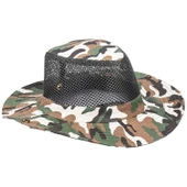Fileli Outdoor Şapka - Balıkçı Şapka - Kamuflaj - ART-7502 thumbnail 1