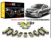 Skoda SuperB  2015 Sonrası LED İç Aydınlatma Ampul Seti FEMEX Parlak Beyaz - 1