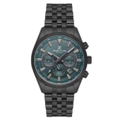 Daniel Klein DK.1.10710.5 Metalik Yeşil Siyah Çelik Kordonlu Fonksiyonlu Erkek Kol Saati - 1