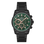 Daniel Klein DK.1.10708.6 Yeşil Siyah Çelik Kordonlu Fonksiyonlu Erkek Kol Saati - 1