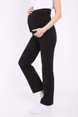 Luvmabelly MYRA8500 Beli Ayarlanabilir Hamile Günlük Ev Pantolonu -Siyah - 1