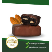 Payitaht Hurma Levziyyat - Bitter Çikolata Kaplı Bademli Hurma 250gr. thumbnail 3