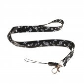 NOTA SOL ANAHTARI TASARIM BOYUN ASKI İPİ - 1