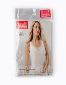 Namaldı Kadın Ribana Kalın Askılı Güpürlü Atlet 238 - 3 Adet   Siyah S thumbnail 3