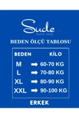 Sude Erkek Süprem İnce Kısa Kol Pijama Takımı A 803/129 - 1 Adet  M Yeşil - 3