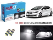 Kia Ceed LED Plaka Aydınlatma Ampul Seti FEMEX Parlak Beyaz - 1