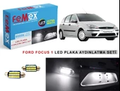 Ford Focus 1 LED Plaka Aydınlatma Ampul Seti FEMEX Parlak Beyaz - 1