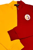 Galatasaray Orijinal Lisanslı Sarı Kırmızı Parçalı Hakim Yaka Sweat - 6