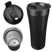 S-LİNK SL-TM1971A Termos Bardak Mat Paslanmaz Çelik Siyah 500ML - 1